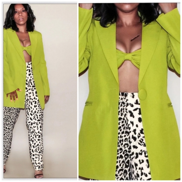 NICOLE SHANTE HIGH-WAISTED STRAIGHT PANTS - Picture 1 of 11